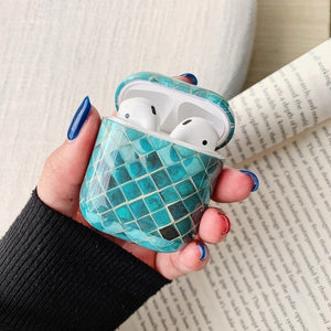 Marble Earphone Case For Airpods Case Luxury Hard Headphone Case For Earpods Cover Accessories
