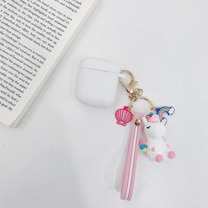 AirPods Case Cute With Keychain Unicorn /mini Candy Fruit Accessories Cases For Airpods