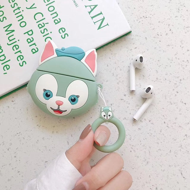 AirPods Case Cute Alien Stitch Bear Rabbit Duck Cat Earphone Cases For Apple Airpods