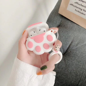 3D Cute & Funny Airpods Cas  3D Cat Claw Cover