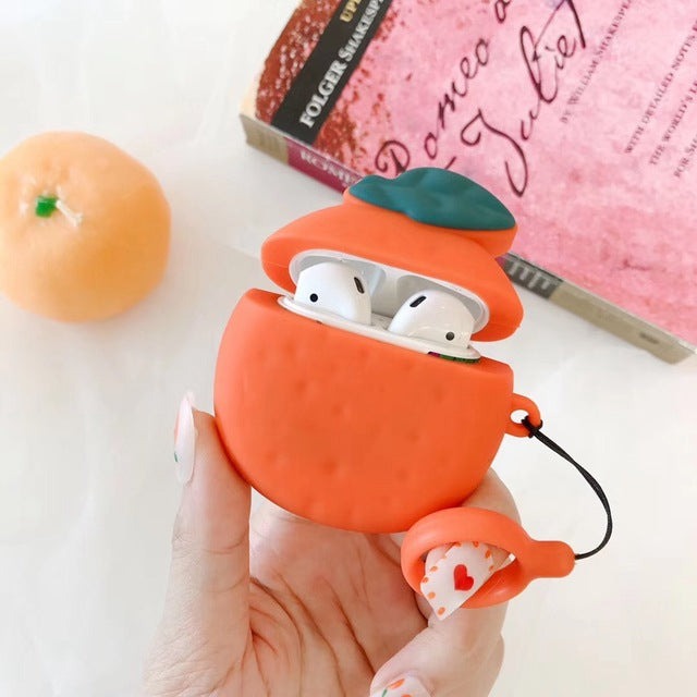 AirPods Case 3D Cartoon Food Earphone Case For Apple Airpods Funny Accessories
