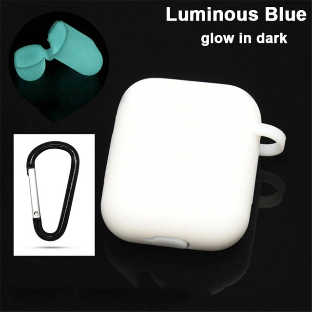 Silicone Bluetooth Wireless Earphone Case Protective Cover  Accessories for Apple Airpods