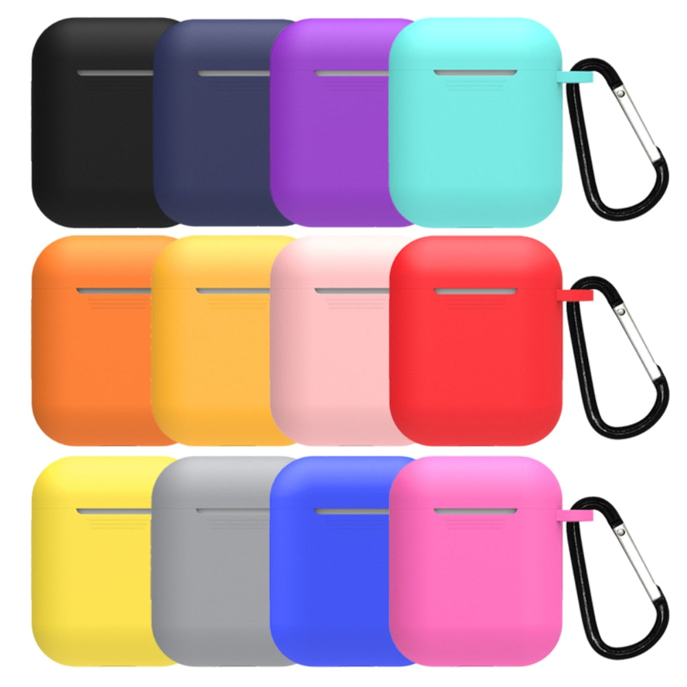 Mini Soft Silicone Case For Apple Airpods Shockproof Cover  AirPods Earphone Cases