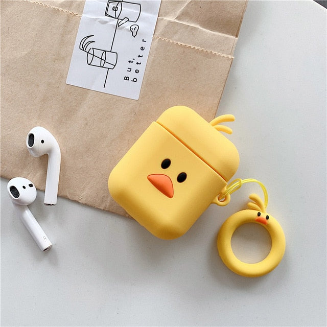 Cute Cartoon Mickey Minnie Soft Silicone Doll Case For Apple Airpods Case Wireless Bluetooth