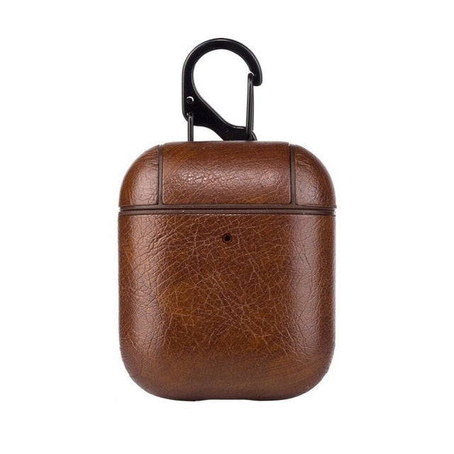 Luxury Bag For Apple AirPods Bluetooth Wireless Earphone Leather Case Cover For Air Pods