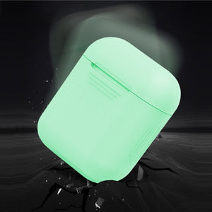 Silicone Shock Proof Protective Case Holder Shell Cover Glow in the Dark for Apple AirPods
